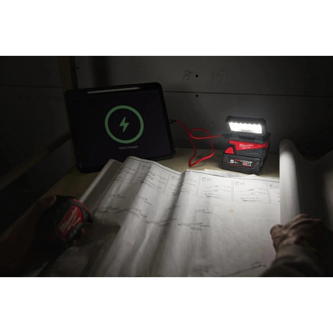 Vendita online Faretto Led 18V con Power Bank testa ruotabile - senza batteria